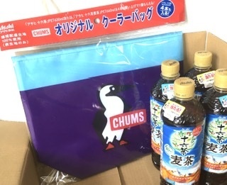 アサヒ飲料 十六茶ペットボトル４本で Chumsのクーラーバックがもらえる ちょこっと通信